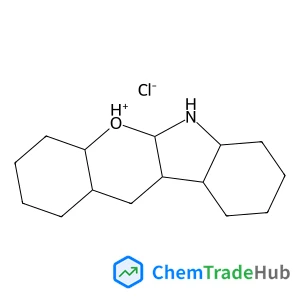 Hexadecahydro[1]benzopyrano[2,3-b]indol-5-ium chloride structure
