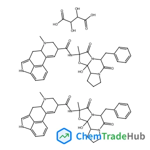 (2R,3R)-2,3-Dihydroxysuccinic acid - (5'alpha)-5'-benzyl-12'-hydroxy-2'-methyl-3',6',18-trioxoergotaman (1:2)