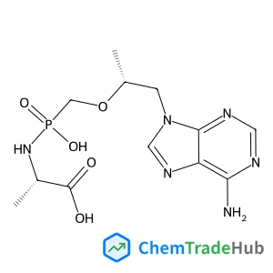 N-[({[(2R)-1-(6-Amino-9H-purin-9-yl)-2-propanyl]oxy}methyl)(hydroxy)phosphoryl]-L-alanine