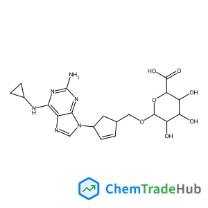 {(1S,4R)-4-[2-Amino-6-(cyclopropylamino)-9H-purin-9-yl]-2-cyclopenten-1-yl}methyl beta-D-glucopyranosiduronic acid