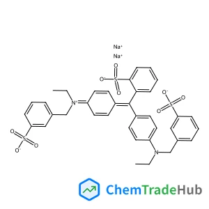 Disodium 2-[(Z)-{4-[ethyl(3-sulfonatobenzyl)amino]phenyl}{(4Z)-4-[ethyl(3-sulfonatobenzyl)iminio]-2,5-cyclohexadien-1-ylidene}methyl]benzenesulfonate