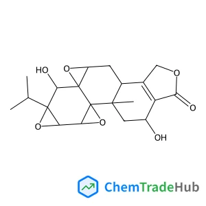 (3bS,4aS,5aS,6R,6aR,7aS,7bS,8aS,8bS,10S)-6,10-Dihydroxy-6a-isopropyl-8b-methyl-3b,4,4a,6,6a,7a,7b,8b,9,10-decahydrotrisoxireno[6,7:8a,9:4b,5]phenanthro[1,2-c]furan-1(3H)-one