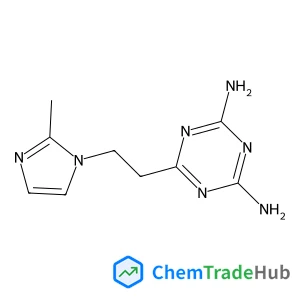 6-[2-(2-Methyl-1H-imidazol-1-yl)ethyl]-1,3,5-triazine-2,4-diamine