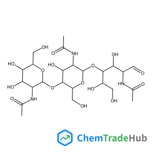 2-Acetamido-2-deoxy-beta-D-glucopyranosyl-(1->4)-2-acetamido-2-deoxy-beta-D-glucopyranosyl-(1->4)-2-acetamido-2-deoxy-D-glucose