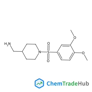 (1-((3,4-Dimethoxyphenyl)sulfonyl)piperidin-4-yl)methanamine
