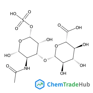 (2S,3S,4S,5R,6R)-6-{[(2R,3R,4R,5R,6R)-3-Acetamido-2,5-dihydroxy-6-(sulfooxy)tetrahydro-2H-pyran-4-yl]oxy}-3,4,5-trihydroxytetrahydro-2H-pyran-2-carboxylic acid