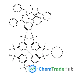 ((4S,5S)-(-)-O-[1-BENZYL-1-(5-METHYL-2-PHENYL-4,5-DIHYDROOXAZOL-4-YL)-2-PHENYLETHYL]-DIPHENYLPHOSPHINITE)(1,5-COD)IRIDIUM(I) TETRAKIS(3,5-BIS(TRIFLUOROMETHYL)PHENYLBORATE, MIN. 97% (S,S)-[COD]IR[PH2PTHREPHOX]
