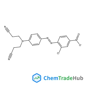 3,3'-({4-[(E)-(2-Chloro-4-nitrophenyl)diazenyl]phenyl}imino)dipropanenitrile