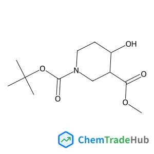 3-Methyl 1-(2-methyl-2-propanyl) 4-hydroxy-1,3-piperidinedicarboxylate