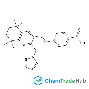 4-{(E)-2-[5,5,8,8-Tetramethyl-3-(1H-pyrazol-1-ylmethyl)-5,6,7,8-tetrahydro-2-naphthalenyl]vinyl}benzoic acid