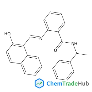 2-{(E)-[(2-Hydroxy-1-naphthyl)methylene]amino}-N-(1-phenylethyl)benzamide