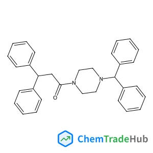 1-[4-(Diphenylmethyl)-1-piperazinyl]-3,3-diphenyl-1-propanone