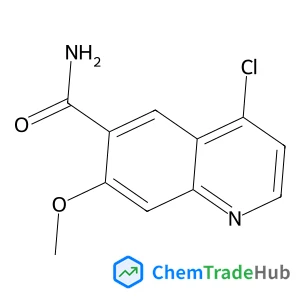 4-Chloro-7-methoxy-6-quinolinecarboxamide