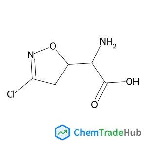 (2S)-Amino[(5S)-3-chloro-4,5-dihydro-1,2-oxazol-5-yl]acetic acid