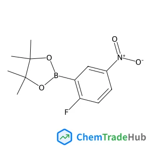 2-(2-Fluoro-5-nitrophenyl)-4,4,5,5-tetramethyl-1,3,2-dioxaborolane 2-(2-Fluoro-5-nitrophenyl)-4,4,5,5-tetramethyl-1,3,2-dioxaborolane