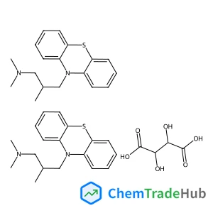 N,N,2-Trimethyl-3-(10H-phenothiazin-10-yl)-1-propanamine 2,3-dihydroxysuccinate (1:1)
