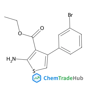 ethyl 2-amino-4-(3-bromophenyl)thiophene-3-carboxylate ethyl 2-amino-4-(3-bromophenyl)thiophene-3-carboxylate