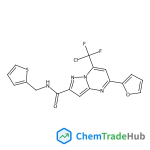 7-[Chloro(difluoro)methyl]-5-(2-furyl)-N-(2-thienylmethyl)pyrazolo[1,5-a]pyrimidine-2-carboxamide