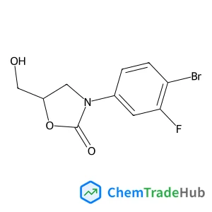 (5R)-3-(4-Bromo-3-fluorophenyl)-5-(hydroxymethyl)-1,3-oxazolidin-2-one