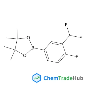 2-[3-(difluoromethyl)-4-fluorophenyl]-4,4,5,5-tetramethyl-1,3,2-dioxaborolane