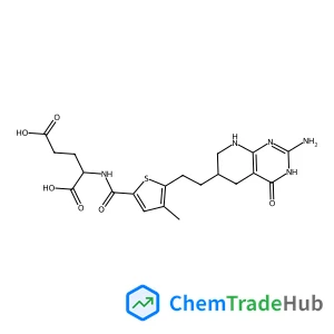N-[(5-{2-[(6S)-2-Amino-4-oxo-3,4,5,6,7,8-hexahydropyrido[2,3-d]pyrimidin-6-yl]ethyl}-4-methyl-2-thienyl)carbonyl]-L-glutamic acid
