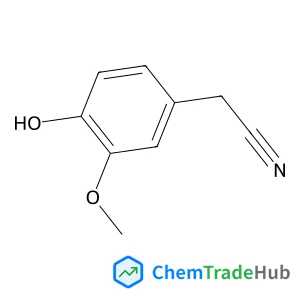 (4-Hydroxy-3-methoxyphenyl)acetonitrile structure