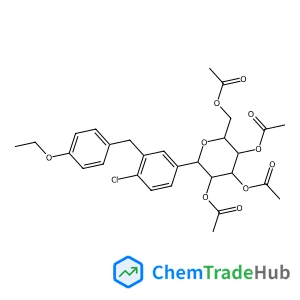 (2R,3R,4R,5S,6S)-2-(Acetoxymethyl)-6-(4-chloro-3-(4-ethoxybenzyl)phenyl)tetrahydro-2H-pyran-3,4,5-triyl triacetate