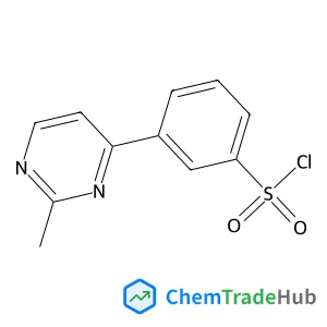 3-(2-Methyl-4-pyrimidinyl)benzenesulfonyl chloride