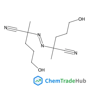 2,2'-[(E)-1,2-Diazenediyl]bis(5-hydroxy-2-methylpentanenitrile)