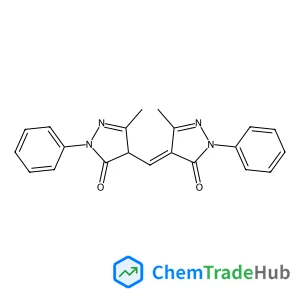 3H-Pyrazol-3-one, 4-[(1,5-dihydro-3-methyl-5-oxo-1-phenyl-4H-pyrazol-4-ylidene)methyl]-2,4-dihydro-5-methyl-2-phenyl-