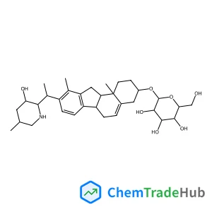 (3beta,23R)-23-Hydroxy-14,15,16,17-tetradehydroveratraman-3-yl beta-D-glucopyranoside
