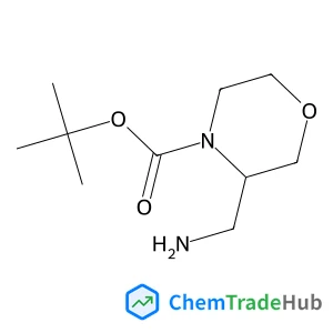 2-Methyl-2-propanyl 3-(aminomethyl)-4-morpholinecarboxylate