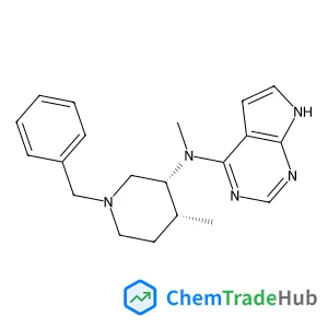 N-[(3R,4R)-1-benzyl-4-methyl-3-piperidyl]-N-methyl-7H-pyrrolo[2,3-d]pyrimidin-4-amine