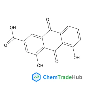 4,5-Dihydroxy-9,10-dioxo-9,10-dihydro-2-anthracenecarboxylic acid