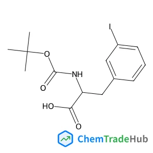 3-Iodo-N-{[(2-methyl-2-propanyl)oxy]carbonyl}-D-phenylalanine