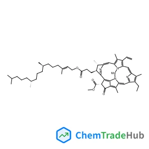 [Methyl (3S,4S,21R)-14-ethyl-4,8,13,18-tetramethyl-20-oxo-3-(3-oxo-3-{[(2E,7R,11R)-3,7,11,15-tetramethyl-2-hexadecen-1-yl]oxy}propyl)-9-vinyl-21-phorbinecarboxylatato(2-)-kappa~2~N,N']magnesium