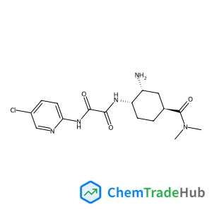 N-[(1S,2R,4S)-2-Amino-4-(dimethylcarbamoyl)cyclohexyl]-N'-(5-chloro-2-pyridinyl)ethanediamide