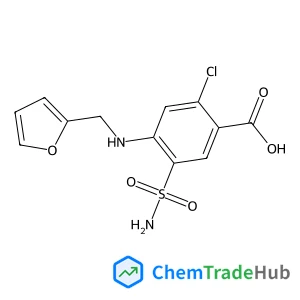 2-Chloro-4-[(2-furylmethyl)amino]-5-sulfamoylbenzoic acid