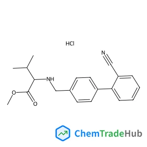Methyl N-[(2'-cyano-4-biphenylyl)methyl]-L-valinate hydrochloride (1:1)