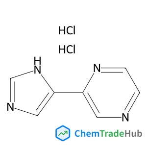 Pyrazine, 1H-imidazol-4-yl-, dihydrochloride