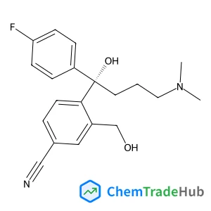 (S)-4-(4-(Dimethylamino)-1-(4-fluorophenyl)-1-hydroxybutyl)-3-(hydroxymethyl)benzonitrile