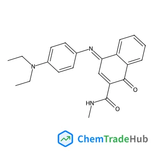 (4E)-4-{[4-(Diethylamino)phenyl]imino}-N-methyl-1-oxo-1,4-dihydro-2-naphthalenecarboxamide