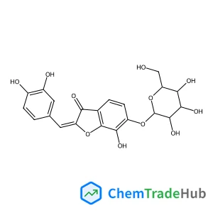 (2Z)-2-(3,4-Dihydroxybenzylidene)-7-hydroxy-3-oxo-2,3-dihydro-1-benzofuran-6-yl beta-D-glucopyranoside