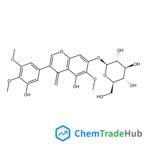 5-Hydroxy-3-(3-hydroxy-4,5-dimethoxyphenyl)-6-methoxy-4-oxo-4H-chromen-7-yl beta-D-glucopyranoside