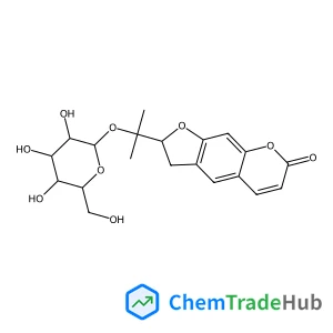 2-(7-Oxo-2,3-dihydro-7H-furo[3,2-g]chromen-3-yl)-2-propanyl beta-D-glucopyranoside