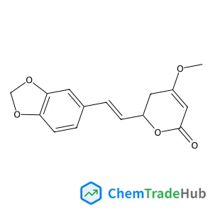 (6R)-6-[(E)-2-(1,3-Benzodioxol-5-yl)vinyl]-4-methoxy-5,6-dihydro-2H-pyran-2-one