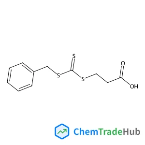 Propanoic acid, 3-[[[(phenylmethyl)thio]thioxomethyl]thio]-