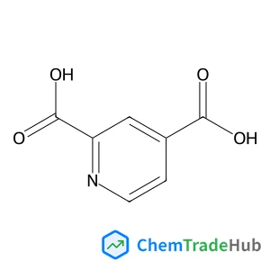 2,4-Pyridinedicarboxylic acid Chemical_Structure_Of