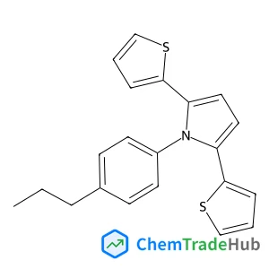 1-(4-Propylphenyl)-2,5-di(2-thienyl)-1H-pyrrole