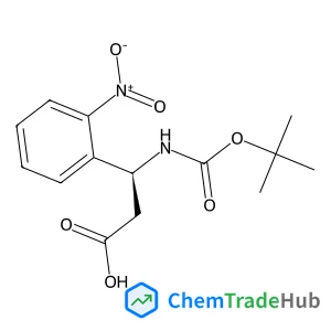 (3S)-3-({[(2-Methyl-2-propanyl)oxy]carbonyl}amino)-3-(2-nitrophenyl)propanoic acid